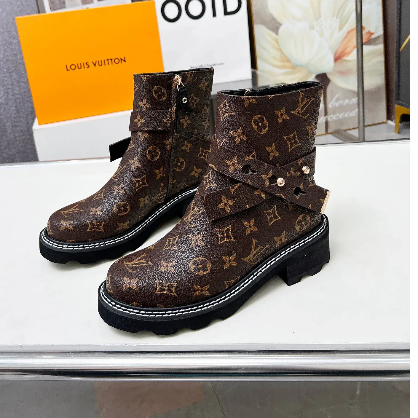 Women's Casual Fashion Leather Boots