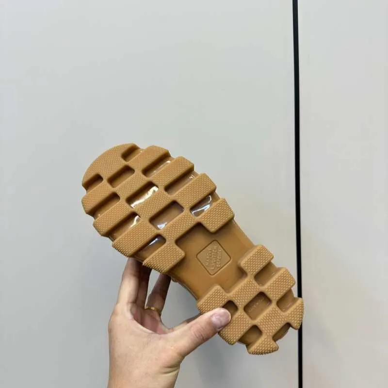 Checker Leather Ankle Boot