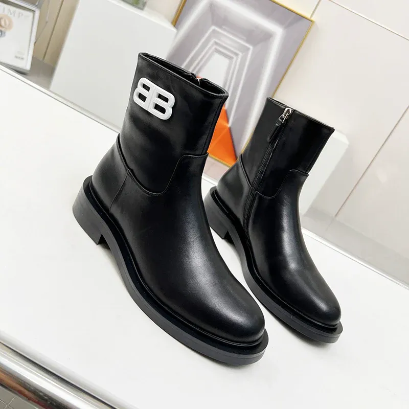 New fashion black one foot boots