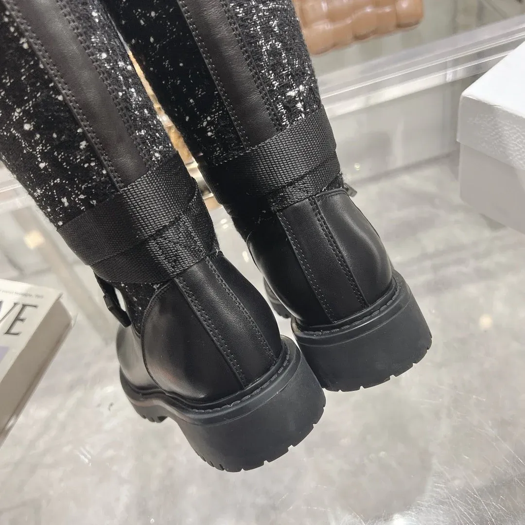 New embroidered letter boots