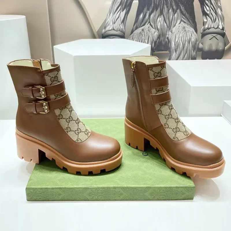 Retro British style ankle boots