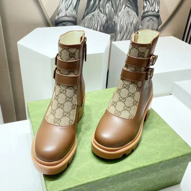 Retro British style ankle boots