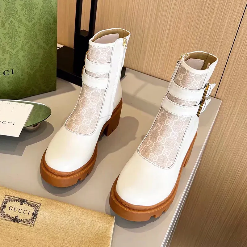 Retro British style ankle boots