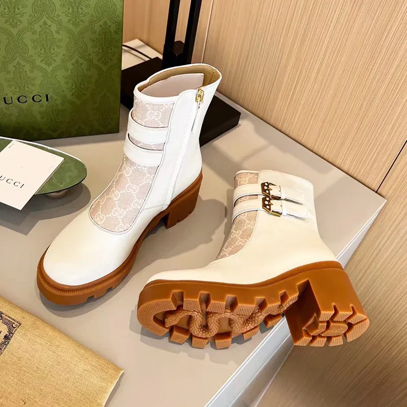 Retro British style ankle boots