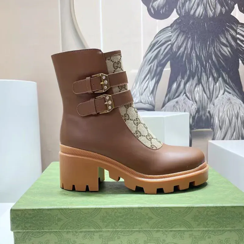 Retro British style ankle boots