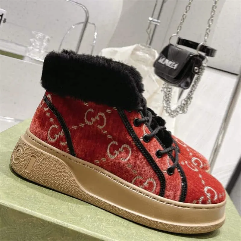Women Lamb Fur Snow Boots