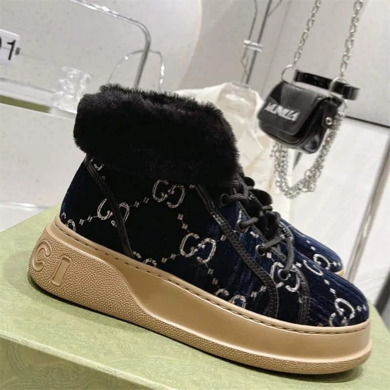 Women Lamb Fur Snow Boots