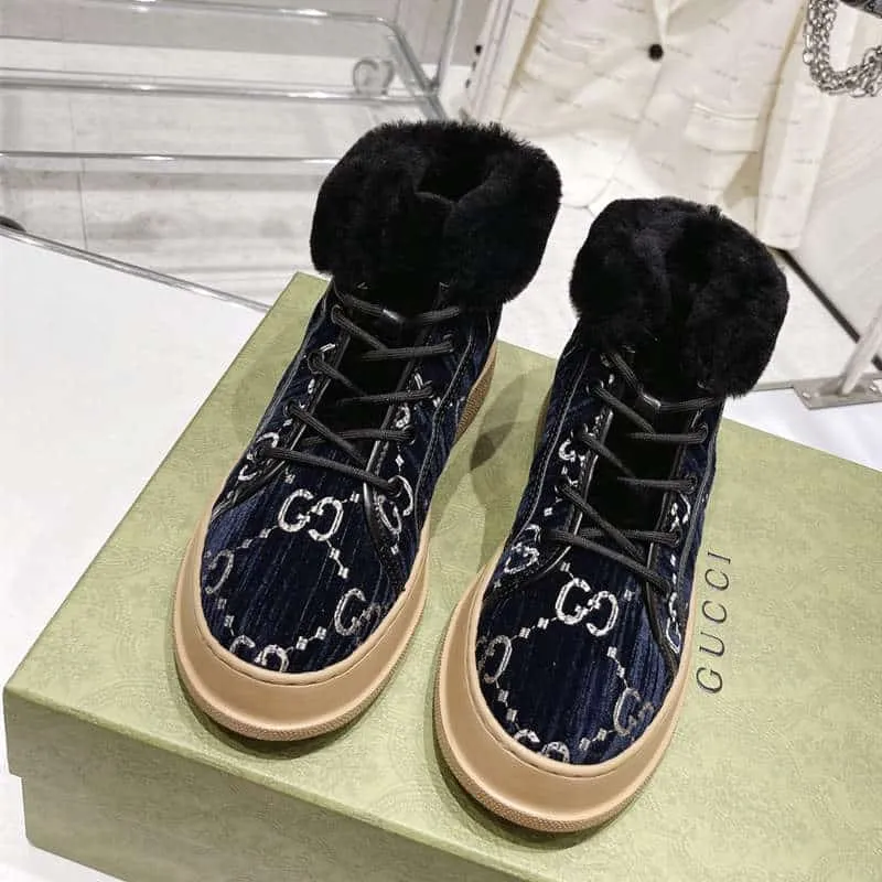 Women Lamb Fur Snow Boots