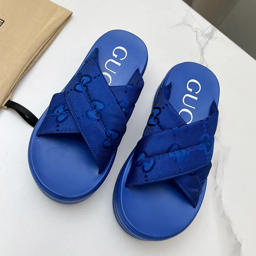 Fashionable and versatile thick soled slippers