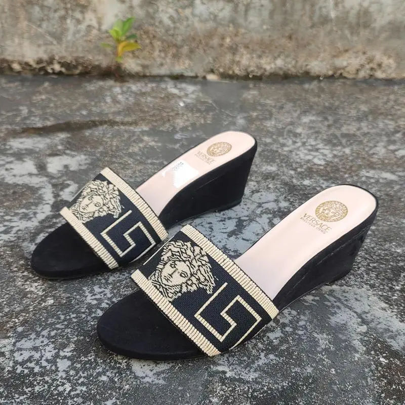 Fashion Daily Wear All-match Wedge Slippers