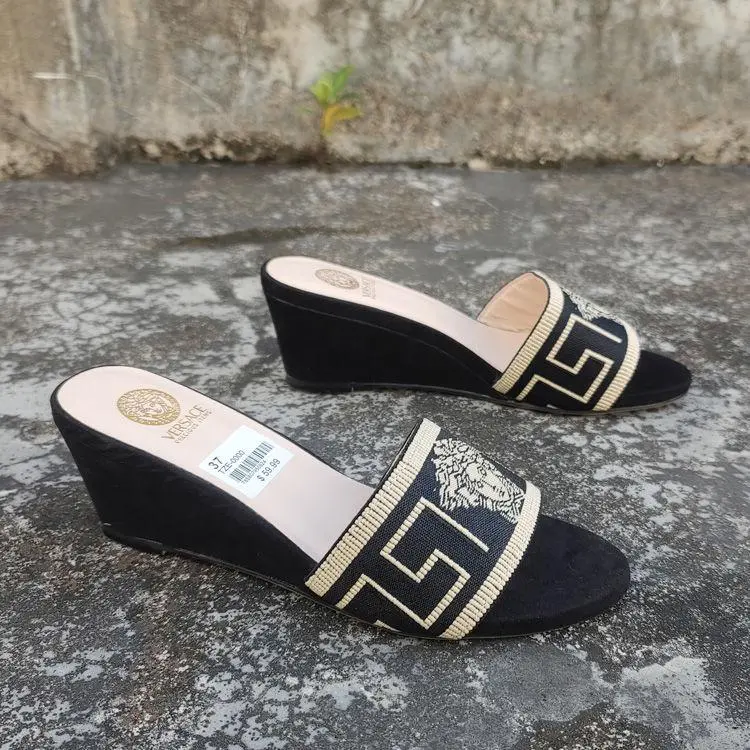 Fashion Daily Wear All-match Wedge Slippers