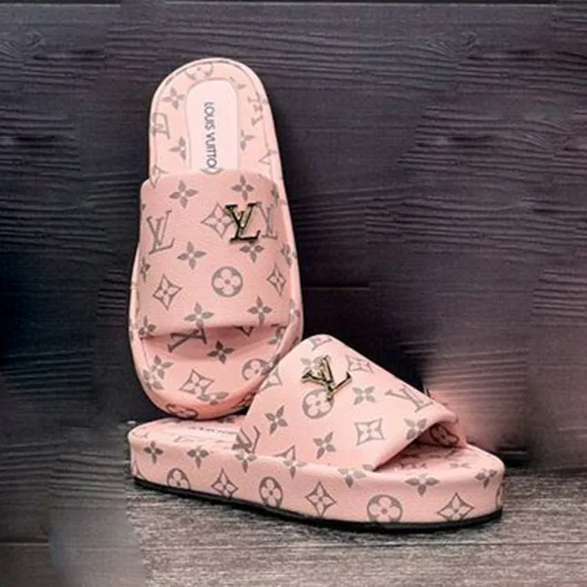 Women's Luxury Printed Slide Sandals