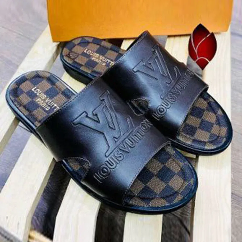 Men's Luxury Printed Slide Sandals