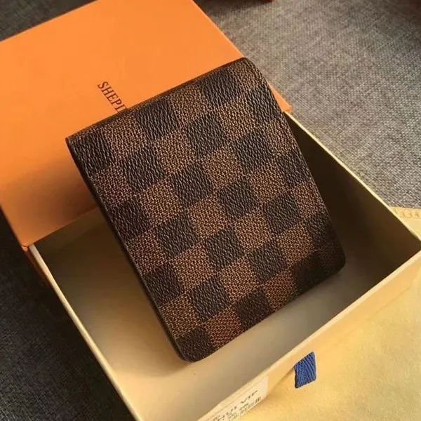 New Fashion Leather V Logo wallet