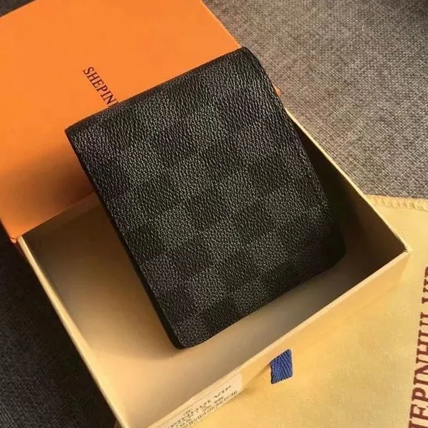 New Fashion Leather V Logo wallet