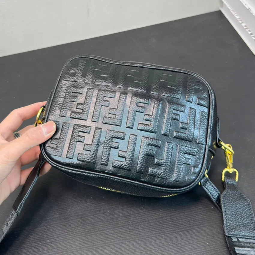 New luxury old flower men's cowhide bag