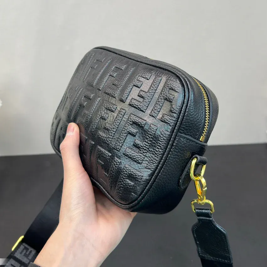 New luxury old flower men's cowhide bag