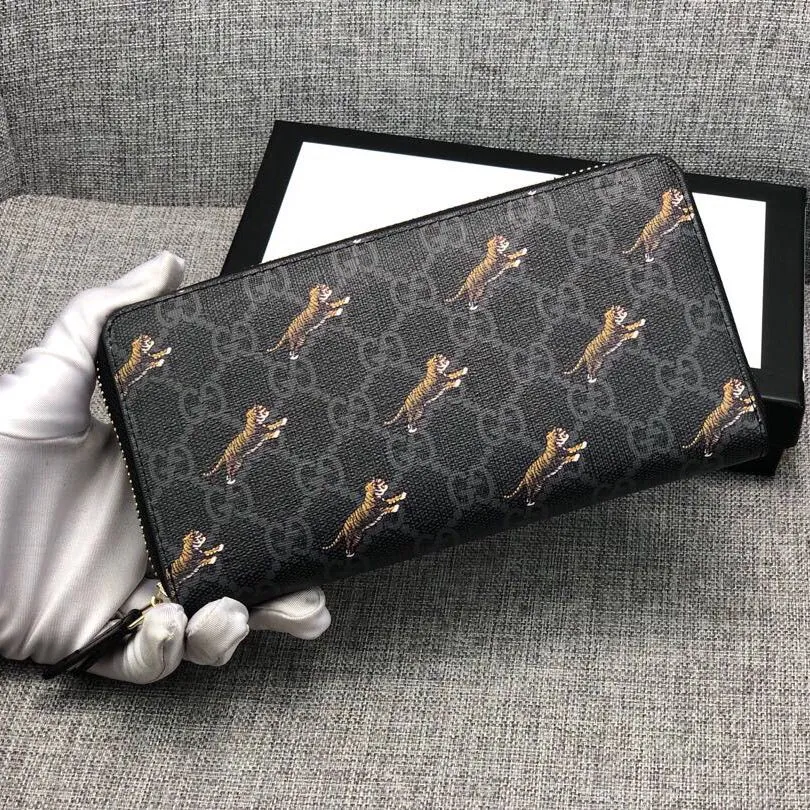 new long wallet men's genuine leather wallet