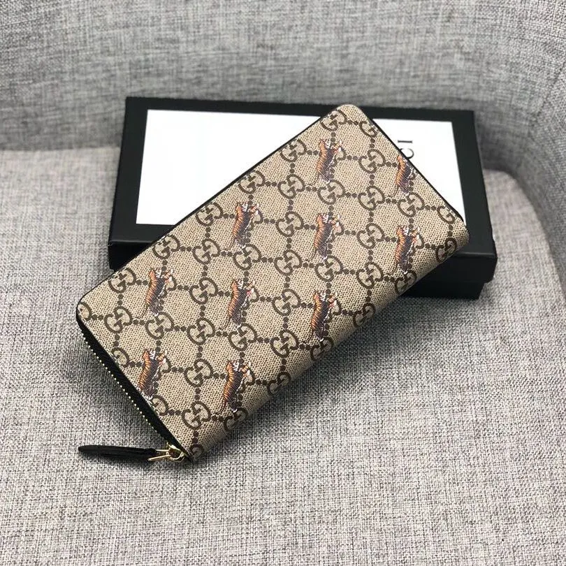 new long wallet men's genuine leather wallet