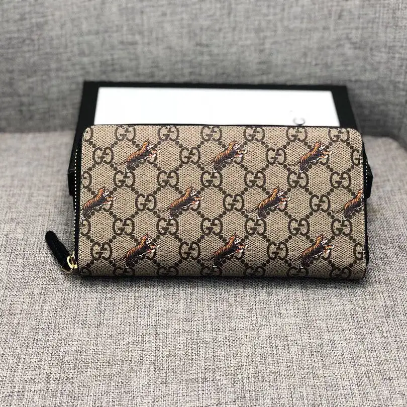 new long wallet men's genuine leather wallet