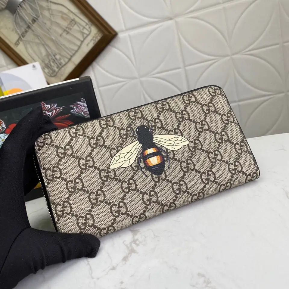 New wallet men's new long wallet men's leather wallet