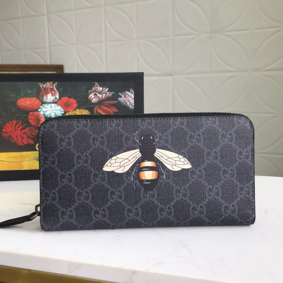 New wallet men's new long wallet men's leather wallet