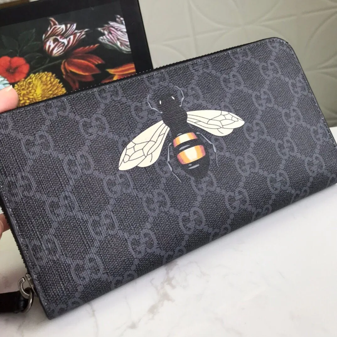 New wallet men's new long wallet men's leather wallet