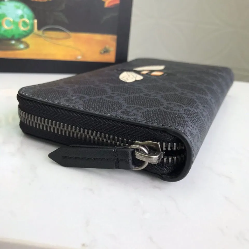 New wallet men's new long wallet men's leather wallet