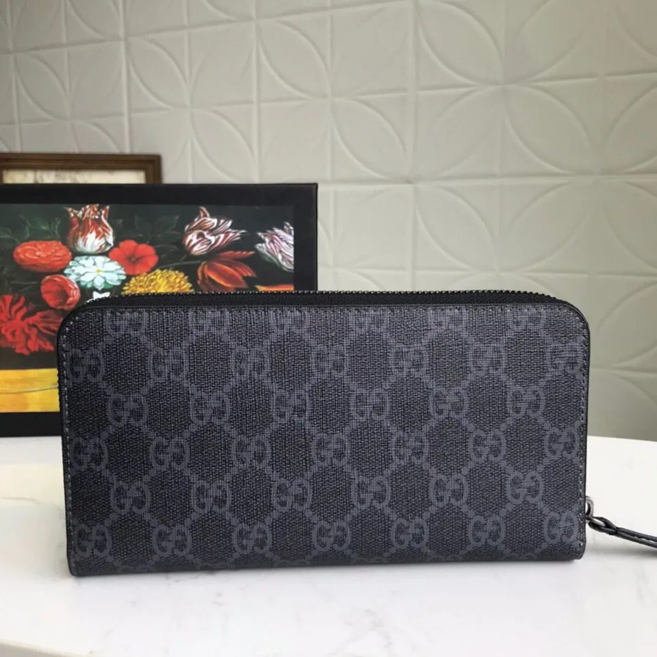 New wallet men's new long wallet men's leather wallet