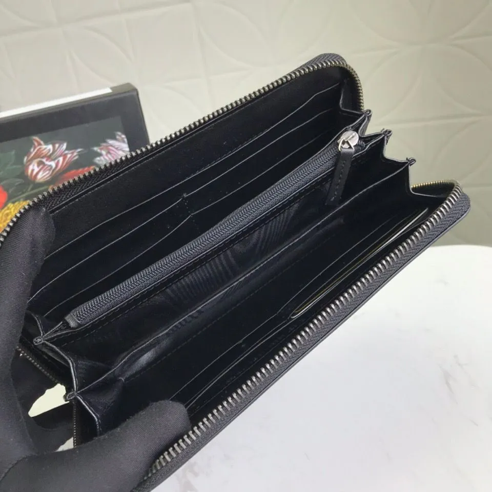 New wallet men's new long wallet men's leather wallet