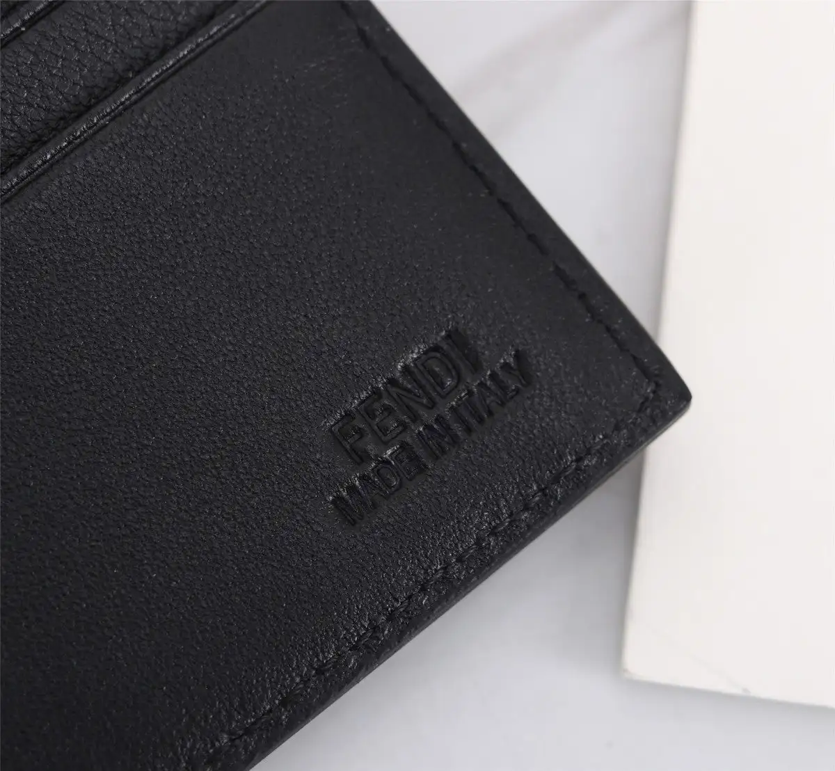 Gray Snakeskin Short Clip Wallet