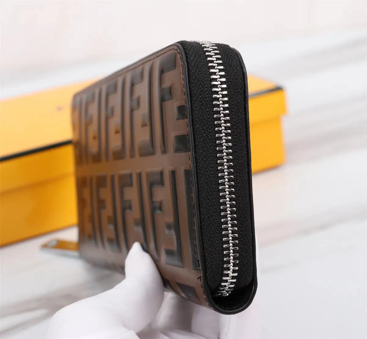 Silk Screen Stamped Single Pull Wallet