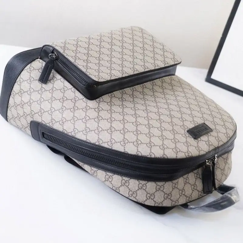 New men's shoulder printed backpack