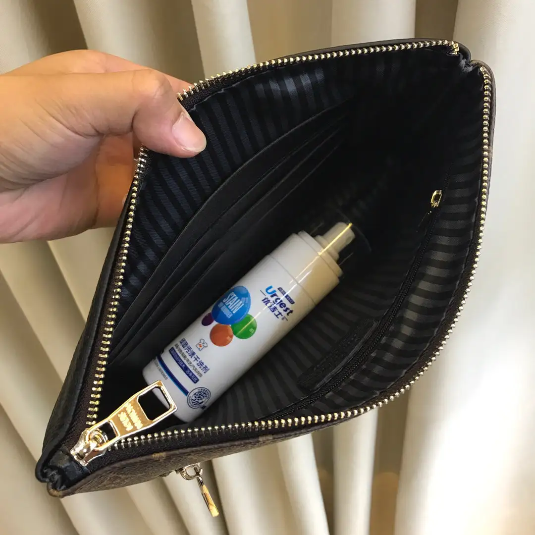 men's portable large capacity clutch