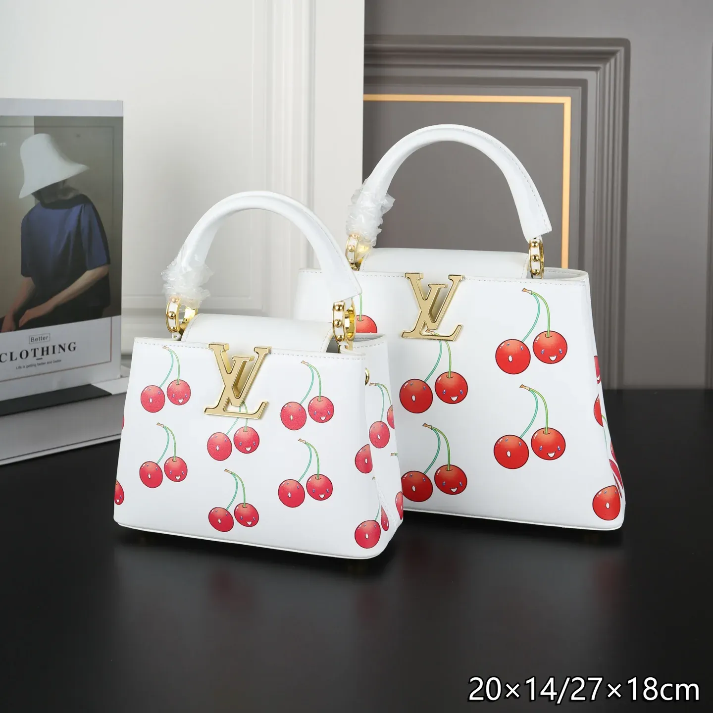 Cherry Kapusin Shoulder Bag