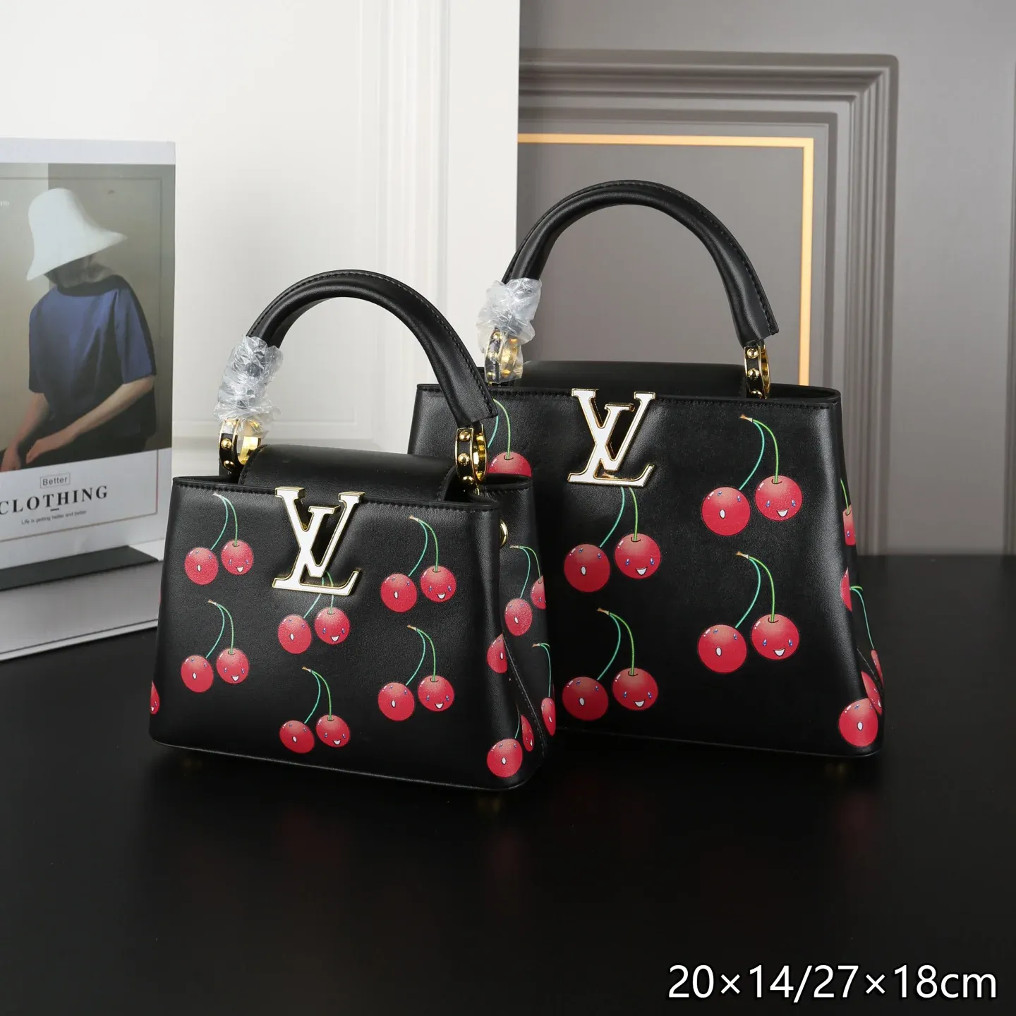 Cherry Kapusin Shoulder Bag