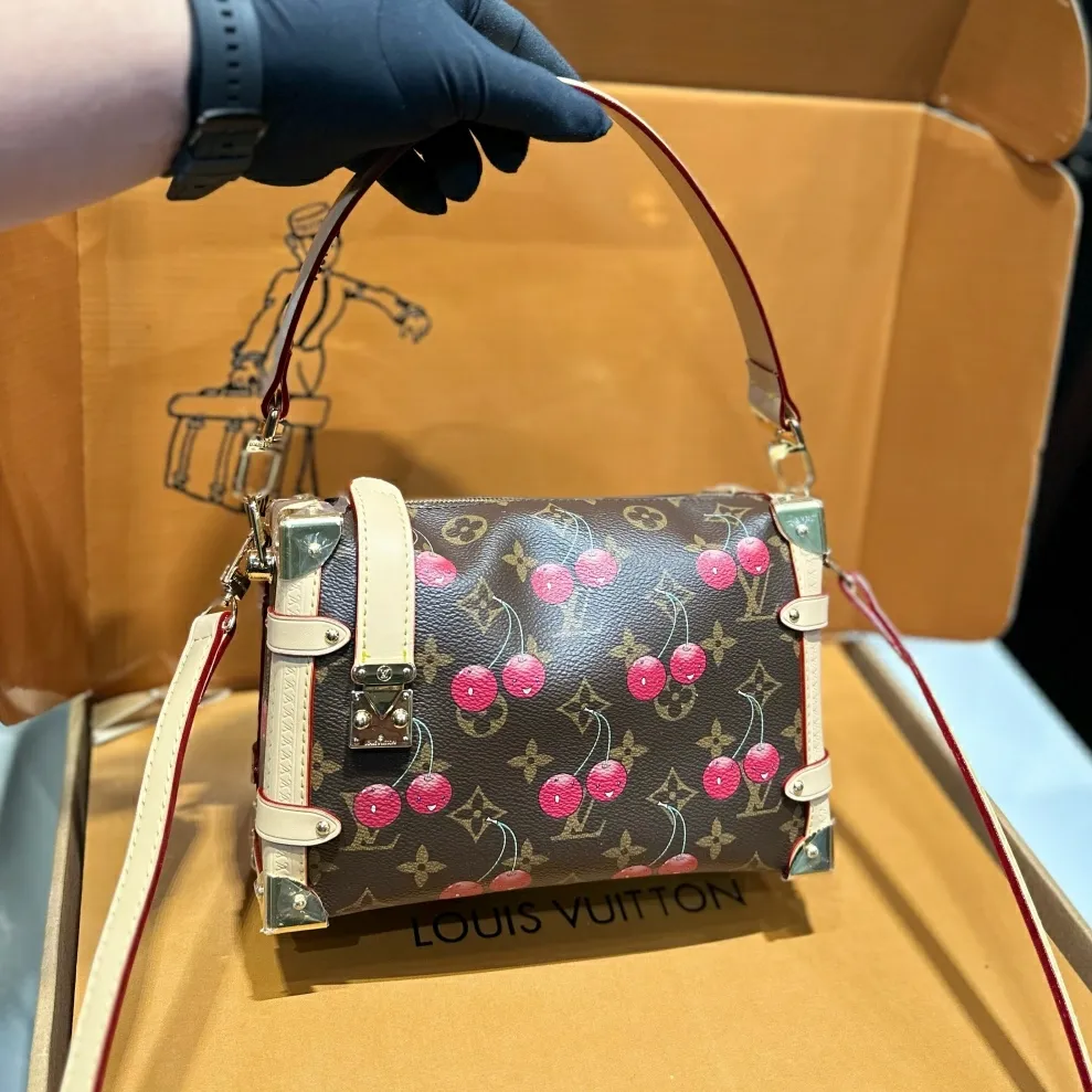 New Leather Handmade Cherry Fashion Bags