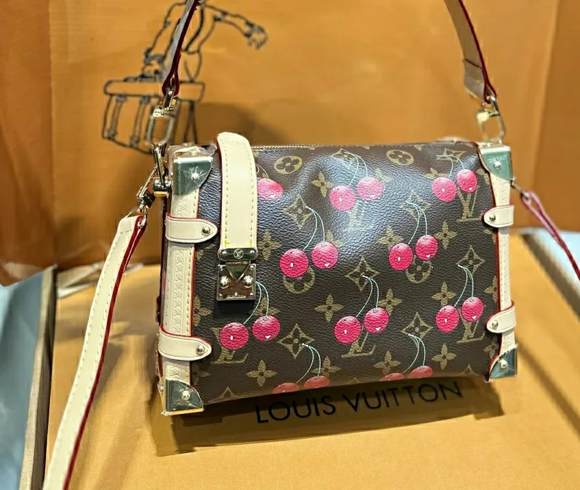 New Leather Handmade Cherry Fashion Bags