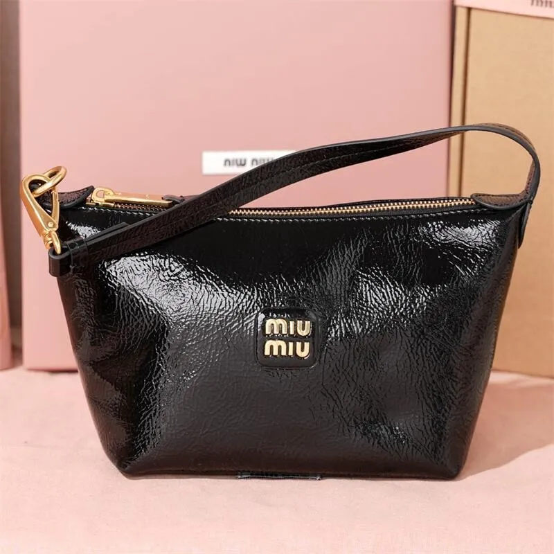 Patent Leather Mini Tote Bag