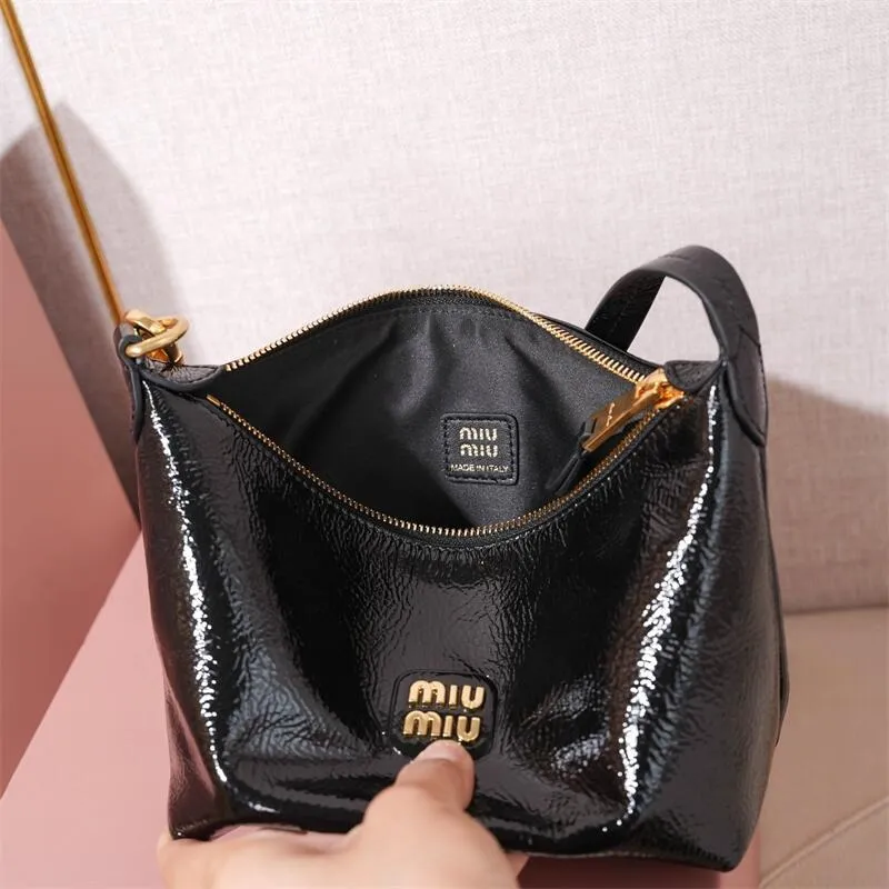 Patent Leather Mini Tote Bag