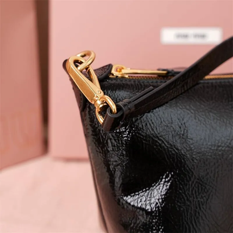 Patent Leather Mini Tote Bag