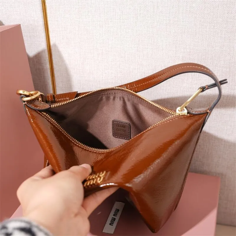 Patent Leather Mini Tote Bag