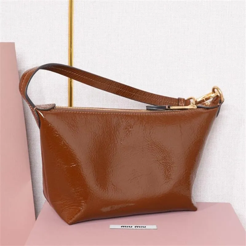 Patent Leather Mini Tote Bag