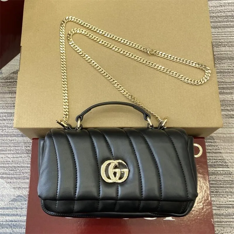 Milano Padded Quilted Leather Handbag