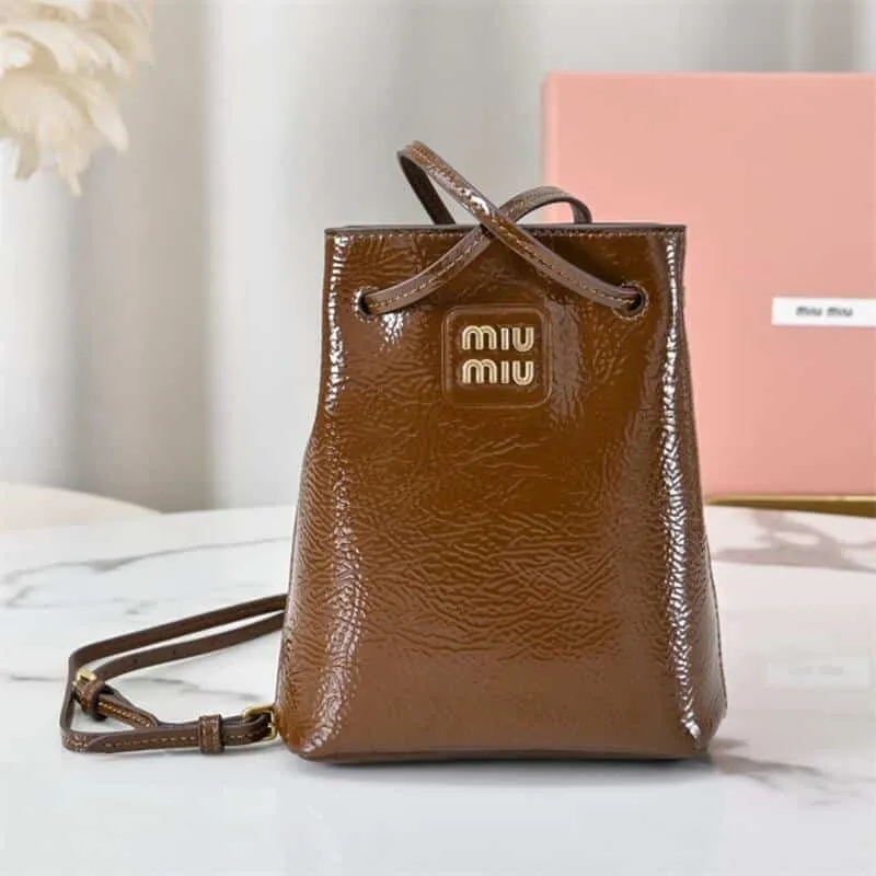 Naplak Patent Leather Pouch