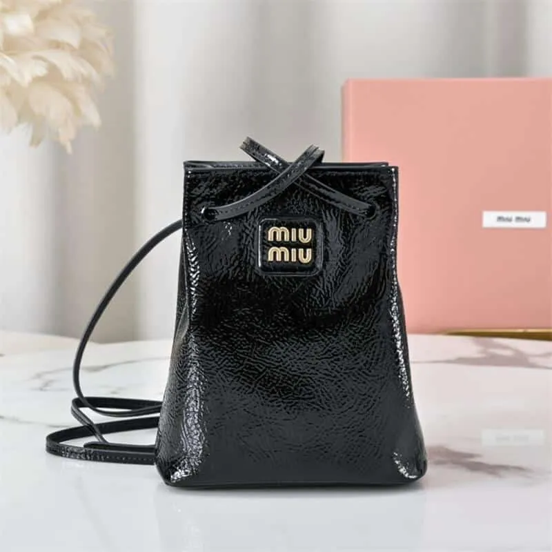 Naplak Patent Leather Pouch