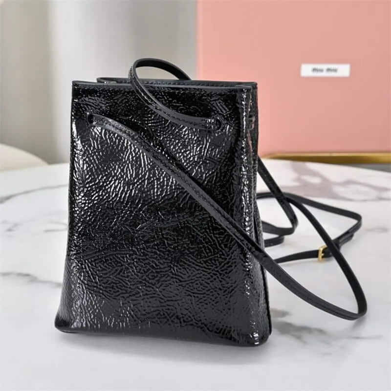 Naplak Patent Leather Pouch