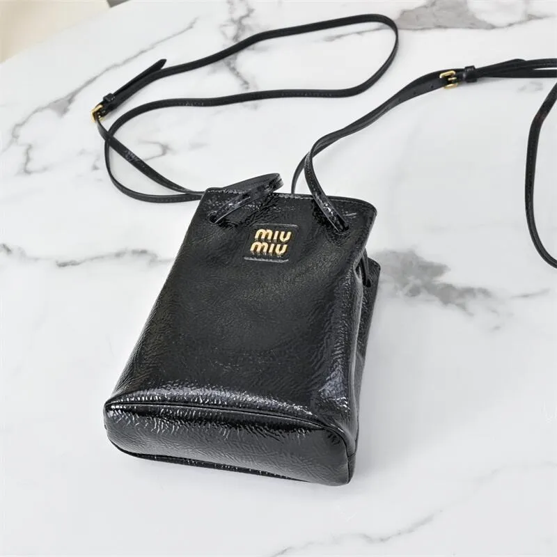 Naplak Patent Leather Pouch