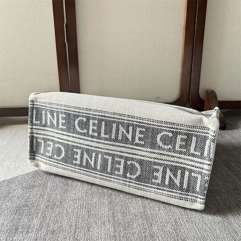 Cabas Thais In Striped Textile Women Tote Bag