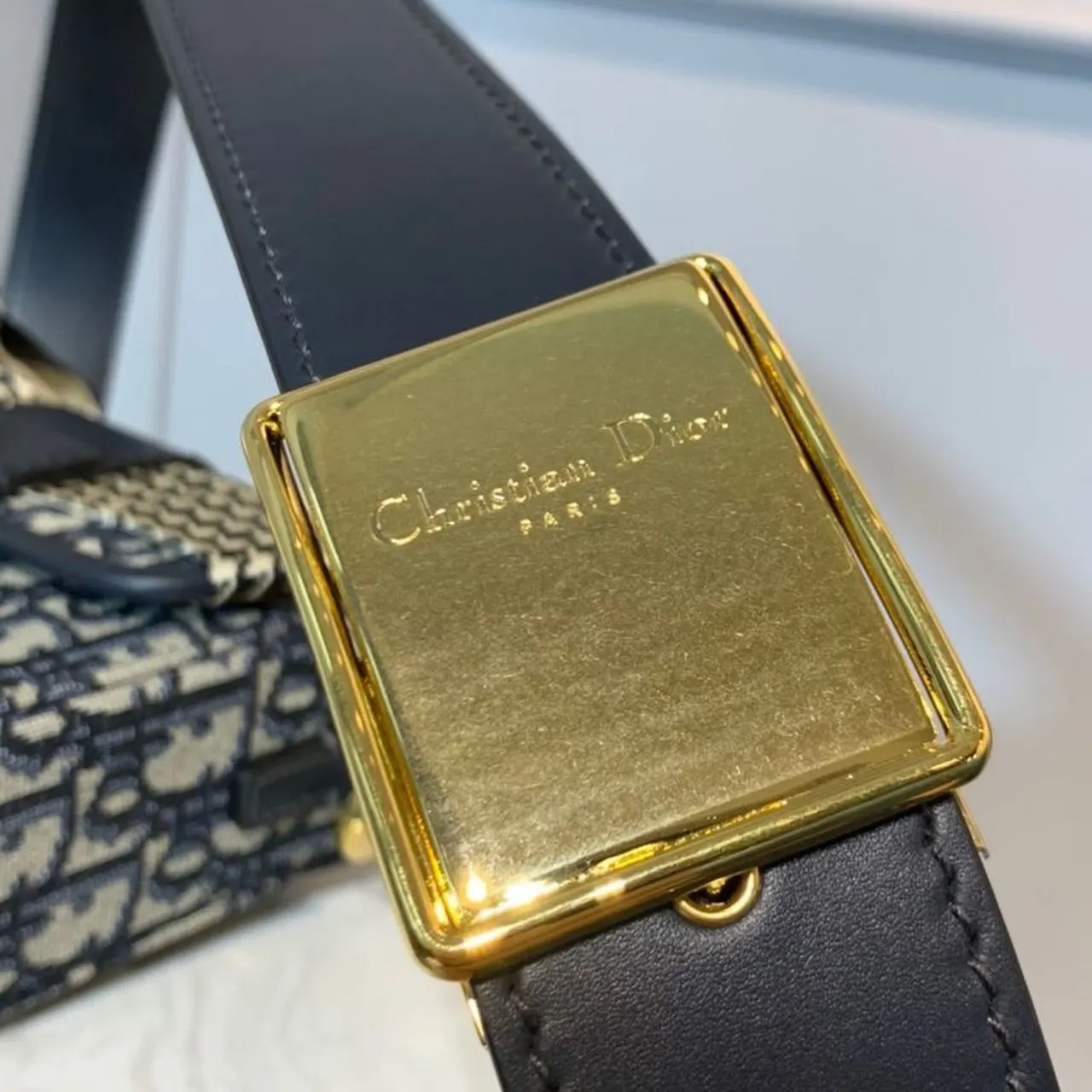 Montaigne Box Bag Blue Oblique For Women